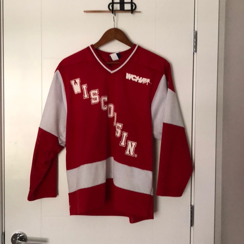 Vintage Wisconsin Badgers Hockey Jersey